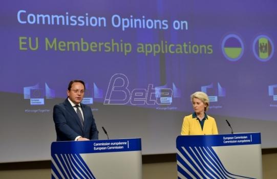 Evropska komisija predložila da Ukrajina i Moldavija dobiju status kandidata za članstvo u EU